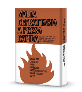 Malta refrattaria a presa rapida